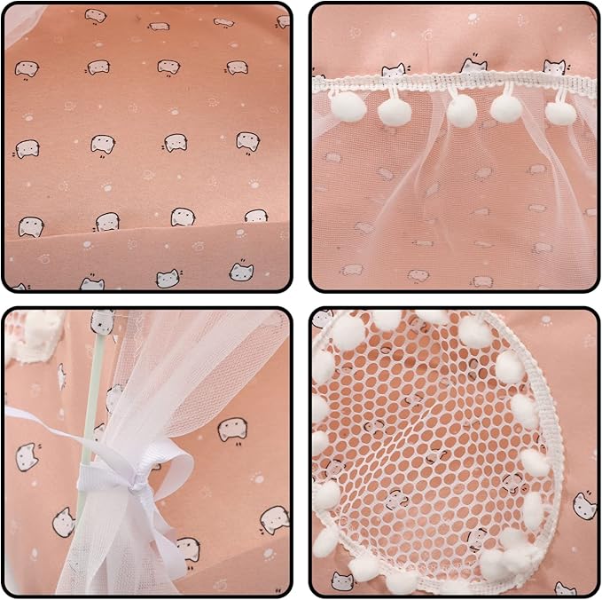 POPETPOP Kennel House Cat Tent Dog Sleeping Tent Interior Decor Outdoor Bed for Dogs Dog Kennels Indoor Outdoor Dog House Puppy Bed Portable Tent Cat Cave Beds Pet Household Supplies Cloth