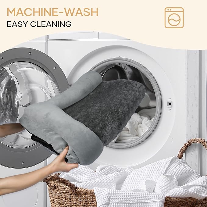 Dog Beds Large Sized Dog, Orthopedic Dog Bed, Waterproof Dog Bed, Washable Dog Bed, 39" x 23" x 7" Light Gray