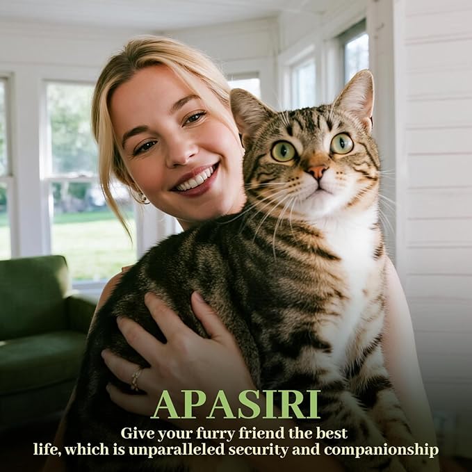 Apasiri Cat House for Indoor Cats: Innovative Polyester Fiber Cat Bed Cave, Sturdy and Scratch-Resistant, Compatible with Heating Pads. Original Castle Design_he Ultimate Gift for Your Feline Friend