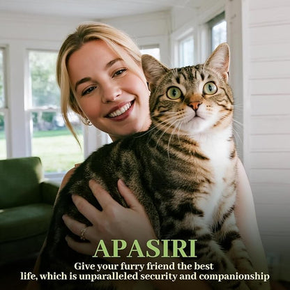 Apasiri Cat House for Indoor Cats: Innovative Polyester Fiber Cat Bed Cave, Sturdy and Scratch-Resistant, Compatible with Heating Pads. Original Castle Design_he Ultimate Gift for Your Feline Friend