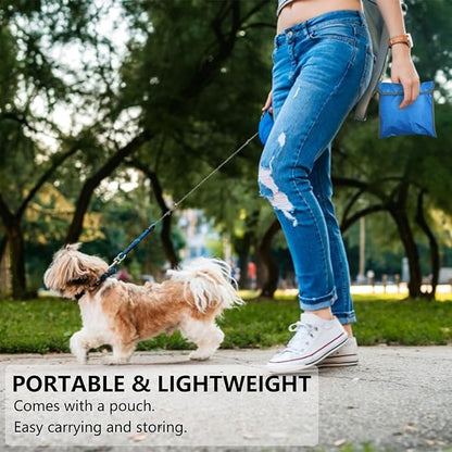 1pcs Pop Up Dog Cat Camping Tent, Blue Outdoor Play Tent House Portable Sun Shelter Pet Tent for Dogs Cats Puppy Kitty Other Small Animals, L