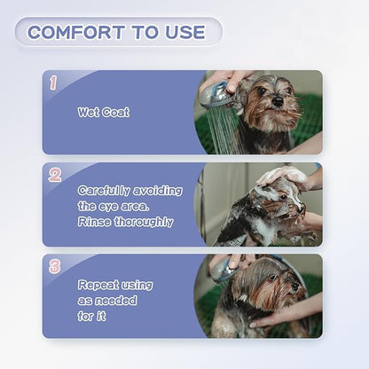 Itch Relief Dog Shampoo - Natural and Gentle Cleanser for Sensitive Skin Cats Available - Pamper Your Pet with Soothing Care - 300mlï¼10.1 FL.OZï¼