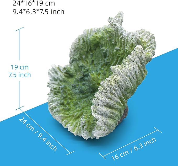 Coral Reef Decor Plant Aquarium Accessories, Fake Coral Ornament, Fish Tank Simulation for Betta Fish Tank Landscape Desktop Decoration