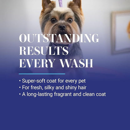Chris Christensen Smartwash50 Hypoallergenic Ultra Concentrated Dog Shampoo, Makes Up to 50 Bottles, Groom Like a Professional, Delightfully Fragranced, Suitable for All Coats, Made in USA, 16 Oz