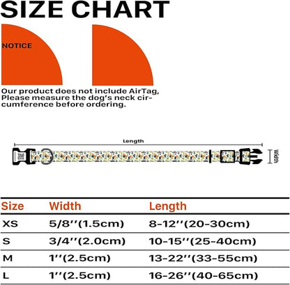 Reflective Dog Collars for Medium Dogs Soft Nylon Camo Green Sized S