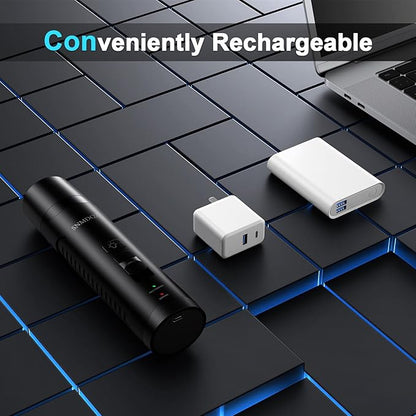 Dog Nail Grinder, Dog Nail Trimmers, and Clippers Kit with 2 LED Lights. Super Quiet Electric Pet Nail Grinder, Rechargeable, for Small, Medium, and Large Dogs & Cats, 2 Diamond Grinding Wheels.