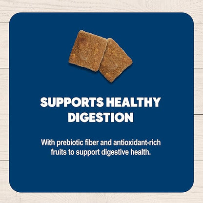 Blue Buffalo BeneBars Digestive Support Dog Treats with Prebiotic Fiber, Made with Natural Ingredients, USA Chicken & Apple, 9-oz Bag