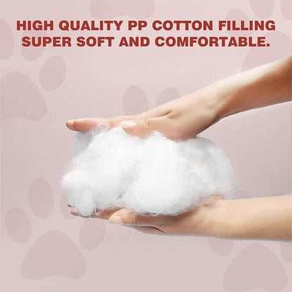 Dog Pillows for Small Dogs and Cats, Anxiety Relief Pillows for Dogs and Cats, U-Shape Pillow for Improving Pet Sleeping, Half-Count Soft Cat Pillow, Machine Washable (Pink)