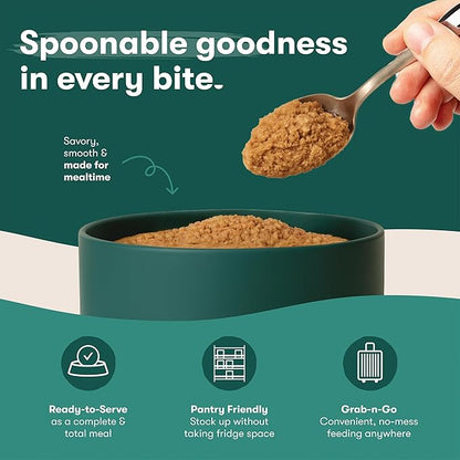 Jinx Premium Wet Dog Food Cans - Beef Pate - Grain-Free Canned Dog Food Pate & Topper with Real Ingredients & No Fillers - All Life Stages, Breeds & Sizes - 12-Pack, 13 Oz