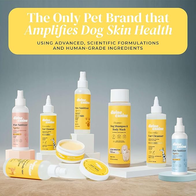 Dog Shampoo and Body Wash - 13.5 Fl Oz of Super Soft Pet Shampoo for Dogs - Made with Honey and Milk for a Healthy Skin and Coat - Made in The USA