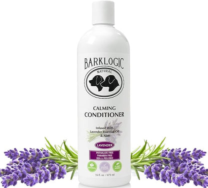Calming Conditioner, Lavender, 16 fl oz - Grooming Essentials For A Quality Coat - No Parabens, No Phthalates, No Sulfates, No DEA & PEG, Naturally Derived, Vegan