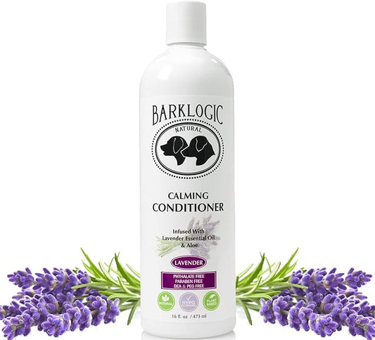 Calming Conditioner, Lavender, 16 fl oz - Grooming Essentials For A Quality Coat - No Parabens, No Phthalates, No Sulfates, No DEA & PEG, Naturally Derived, Vegan