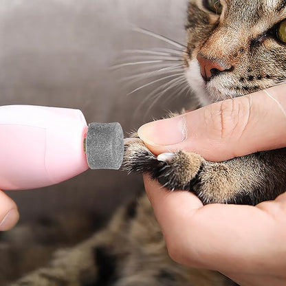 10PCS Dog Nail Replacement Heads Compatible with Casfuy, Dog Nail Wheel Pet Nail Tip, Electric Paw Grinding Head