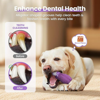 HGB Tough Dog Toys for Aggressive Chewers, Squeaky Indestructible Dog Toy, Dog Toys for Large Dogs, Dog Chew Toys for Aggressive Chewers, Large Dog Toys to Keep Them Busy, Big Dog Toys for Medium Dogs