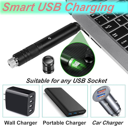 MEUSNO Red Laser Pointer Cat Toy, Red High Power Laser Pointer Long Range Strong Laser Light Pointer for Cats Dogs Toy Rechargeable Pointer Laser for Presentations Teaching Outdoor Cat Laser Toy