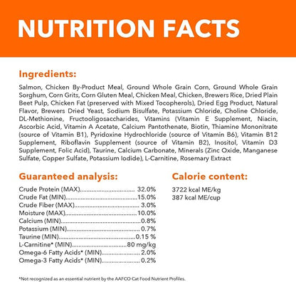 IAMS Proactive Health Adult Healthy Dry Cat Food with Real Salmon, 7 lb. Bag