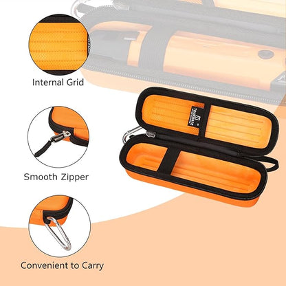Hard Storage Case for Casfuy Dog Nail Grinder - Travel Case for Enhanced Pet (Only Case) (Orange)