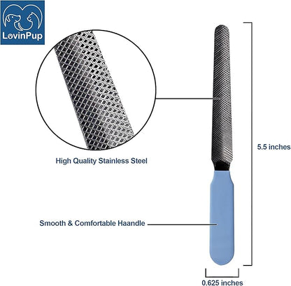 Dog Nail Filer, Professional Nail Grooming Tool, Dog and Cat Nail Files, for Smoothing Rough Edges of Pet_ Nails, Best Nail Filer for Small/Large Dogs & Cats (1 Dog Nail Filer)