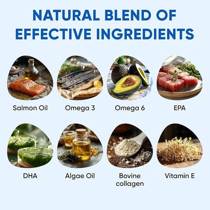 Omega 3 Fish Oil for Dogs Chews - Dog Skin & Coat Supplement for Itch Relief, Hot Spot Treatment - USA Product - Salmon Oil for Dogs Itching Skin Relief, Shedding, Hip & Joint Health - 120 Soft Treats