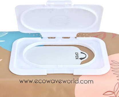 Eco Wave Hypoallergenic Plant-Based Pet Wipes, Dog and Cat Grooming Wipes for Face, Ears, Body, Butt, and Paws, Fragrance Free, Compostable, 400 Count