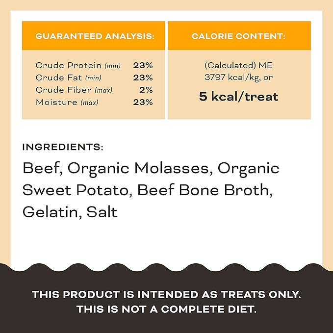 Primal Beef Jerky Dog Treats Made with Beef Bone Broth for Dogs, Give Pieces a Chance, Training Treat for Dogs, 4 oz (Pack of 2)