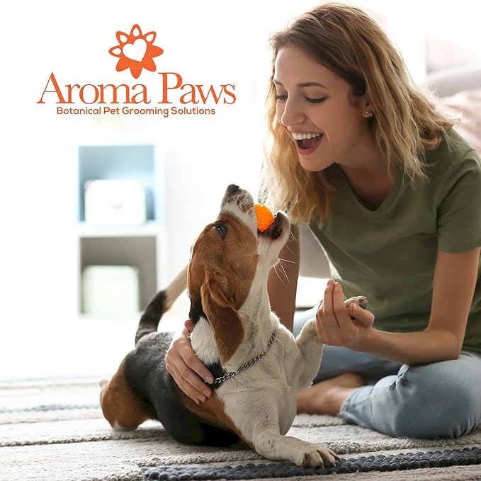 Scented Dog Coat Spray  Cleansing, Conditioning, Moisturizing  Toxin Free, Healthy Ingredients  Aromatic Grooming Puppy Spray  Loosens Knots, Tangles  4.5 Oz., Rosemary Tea Tree