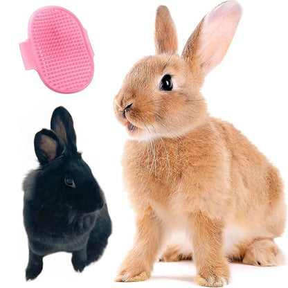 6-Piece Pink Grooming Brush dogs & Cat, Dog hair brush for Grooming small dogs, Puppy Brush for Small Dogs, Includes Bunny Nail Clippers with Case Pink, Easy to Transpor