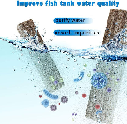 PINVNBY 20 Pcs 6.2-Inch Large Aquarium Filter Media Fish Tank Ceramic Media for Sump Canister Filter,Bakki Showers Filter,Trickle Filter,Aquaculture and Koi Ponds