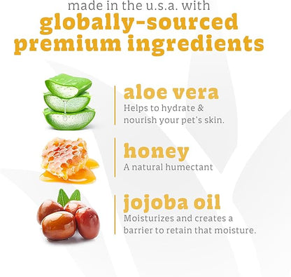 Espree Gentle Fresh Puppy Shampoo & Conditioner, Tearless Formula with Aloe Vera, Sulfate-Free, Paraben-Free, Harsh Chemical and Dye-Free, Safe for Dogs with Sensitive Skin, 20oz