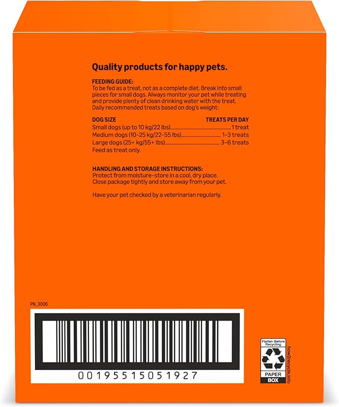 Amazon Basics Multi Flavor Biscuits Dog Treats 5 lb. Box