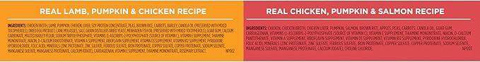 Nutrish Gentle Digestion Premium Paté and Chunks in Gravy Variety Pack Wet Dog Food, 13 oz. Can, 12 Count (Rachael Ray)