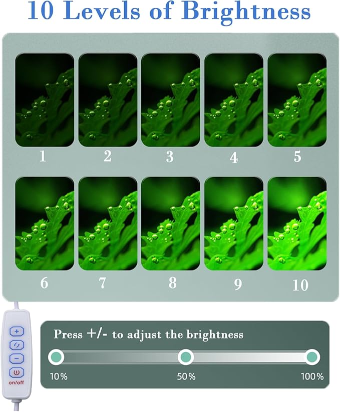 Upgraded Aquarium Light Clip On Fish Tank LED Light Small USB Light Dimmer Multi-Color White+Warm Yellow+Yellow 1 to 5 Gal (Adapter NOT Included, No Timer)
