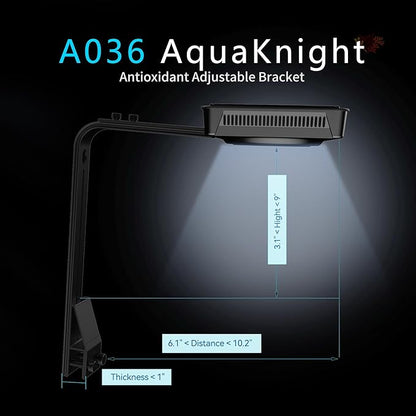 Aquarium Light –A036 Reef Tank Light 36 Watts Saltwater Light with Touch Control, Reef Lights for Coral Reef Nano Fish Tank Marine Tanks with Timer & Screen
