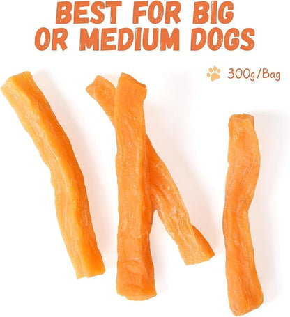 Sweet Potato Dog Treats, Healthy Low Fat Dog Chews Rawhide Free Grain Free Training Treats for Small Medium Large Dogs 27-31 Counts