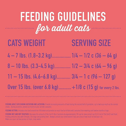 Tiki Cat Born Carnivore High Protein, Chicken, Herring & Salmon Meal, Grain-Free Baked Kibble to Maximize Nutrients, Dry Cat Food, 5.6 lbs. Bag