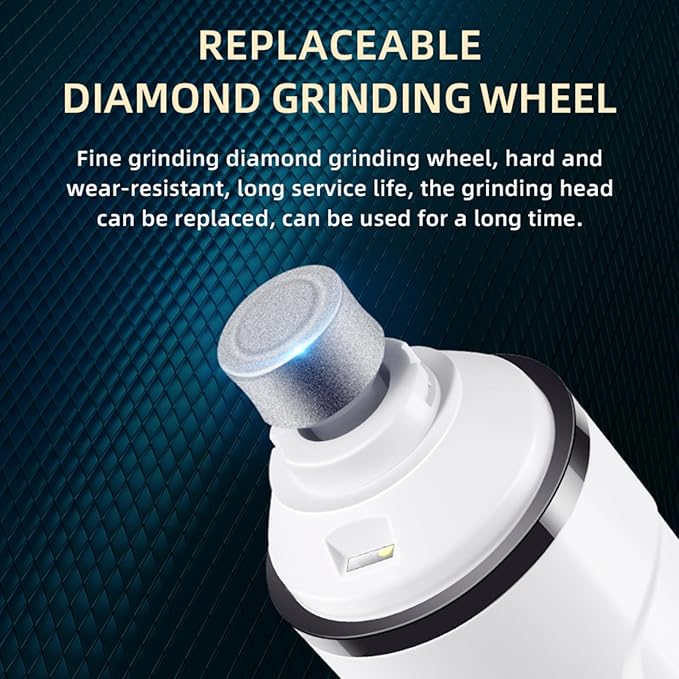 Dog Nail Clippers pet Nail Grinder for Dogs Nail Grinder for Dogs Quiet Dog Grooming Works on Large Medium Small Dogs & Cats It's a Great for pet Lovers