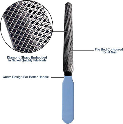 Dog Nail Filer, Professional Nail Grooming Tool, Dog and Cat Nail Files, for Smoothing Rough Edges of Pet_ Nails, Best Nail Filer for Small/Large Dogs & Cats (1 Dog Nail Filer)