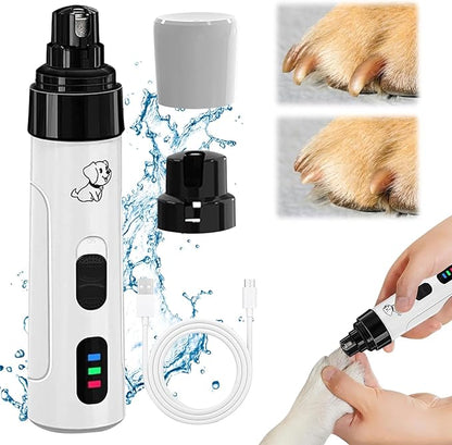 Silent Groom Pro Nail Grinder, Silent Grind Pro for Dogs, Heusom Silent Grind Pro, Silent Grind Pro Dog Nail Trimmer, New Electric Dog Nail Clippers for Dog Nail Grinders Rechargeable