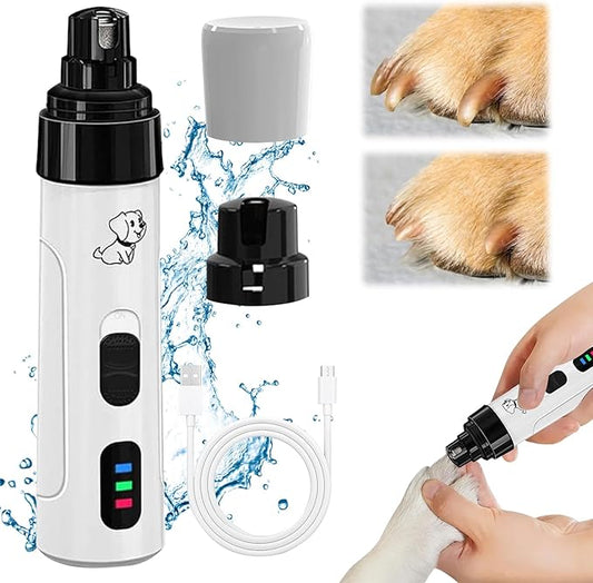 Silent Groom Pro Nail Grinder, Silent Grind Pro for Dogs, Heusom Silent Grind Pro, Silent Grind Pro Dog Nail Trimmer, New Electric Dog Nail Clippers for Dog Nail Grinders Rechargeable