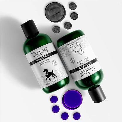 Diego dalla Palma D-Dog Pet Shampoo Black Hair - Shines and Brightens Fur - Enhances Color of Black and Dark Coat - Removes Dirt and Buildup with Every Wash - Hypoallergenic and Alcohol Free - 8.5 Oz