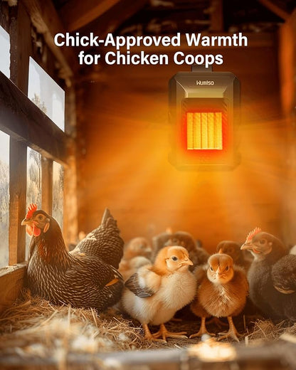 Dog House Heater with Thermostat APP WIFI Control,500W Dog House Heaters for Outside Doghouse Kennel, Outdoor Pet House Heater For Winter Outdoor, Safe Electric Heater,Adjustable Temp Timer