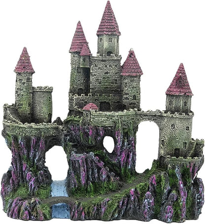 Aquarium Resin Ship Ornament,Shipwreck Fish Cylinder Decoration Rockery is Suitable for Fresh Water Seawater Aquarium Decoration