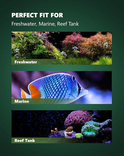 Aquarium Water Pump - Submersible DC 24V 80W 2642 GPH Return Pump for Fresh Saltwater Marine Tank