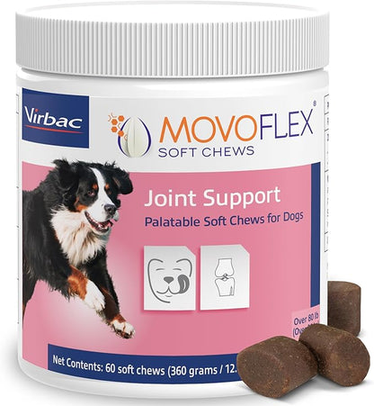 Joint Support Supplement for Dogs - Hip and Joint Support - Dog Joint Supplement - Hip and Joint Supplement Dogs - 60 Soft Chews for Large Dogs (by Virbac)