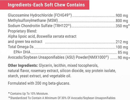 Nutramax Dasuquin Joint Health Supplement for Large Senior Dogs – for Immune Support, Skin & Coat Health, and Brain Health, 84 Soft Chews