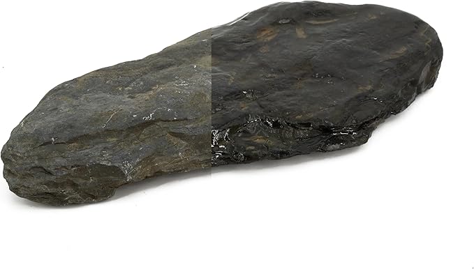 Aquarium Stone Stream Turtle Platform Natural Slate 3-11 inches Fish Rock for Aquarium Decoration Turtle Tanks and Amphibian & Reptile Terrariums(40lb)