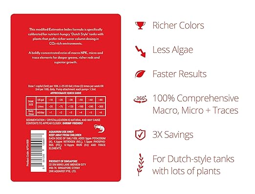 2HR Aquarist All-in-one Aquarium Plant Fertilizer APT E Estimative Index (1000ml)