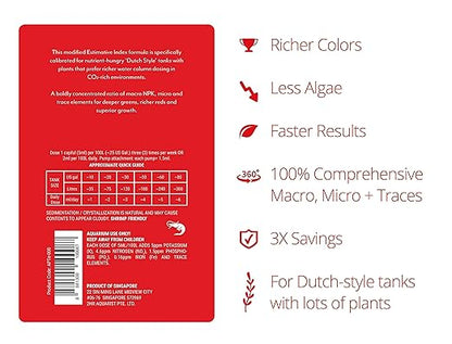 2HR Aquarist All-in-one Aquarium Plant Fertilizer APT E Estimative Index (1000ml)