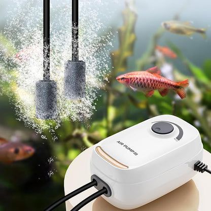 24 Pack 0.99 Inch Aquarium Air Stones, Long Lasting Aerator Oxygen Diffuser Aquarium Bubble Stone, Air Pump Accessories for Aquariums, Fish Tanks, Hydroponics, Ponds