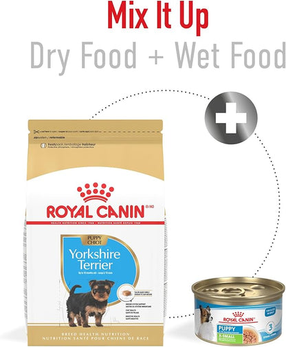 Royal Canin Breed Health Nutrition Yorkshire Terrier Puppy Dry Dog Food, 2.5 lb Bag